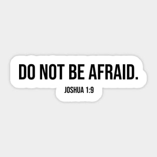 Josua 1:9 Scripture Sticker